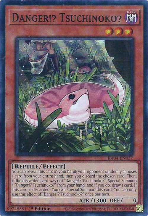 Danger!? Tsuchinoko? [RA04-EN027] Super Rare | Mega City Incorporated