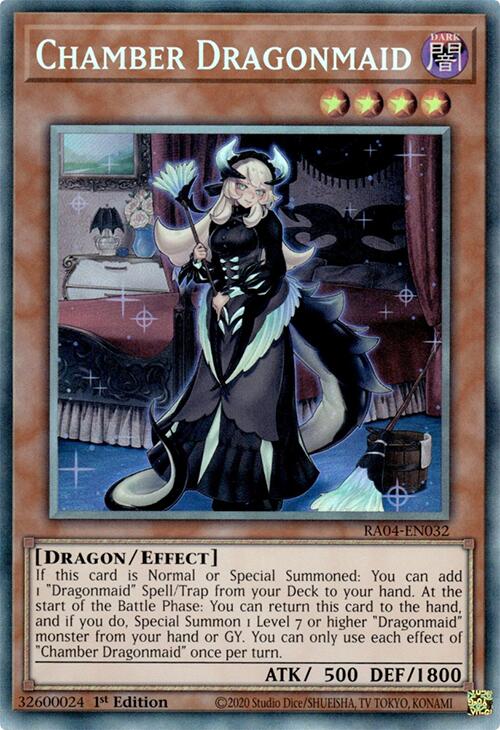 Chamber Dragonmaid [RA04-EN032] Prismatic Collector's Rare | Mega City Incorporated