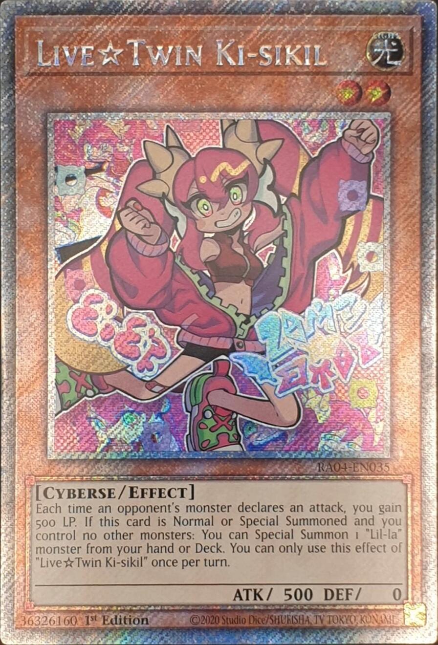 LiveTwin Ki-sikil [RA04-EN035] Platinum Secret Rare | Mega City Incorporated