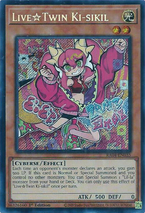 LiveTwin Ki-sikil [RA04-EN035] Secret Rare | Mega City Incorporated