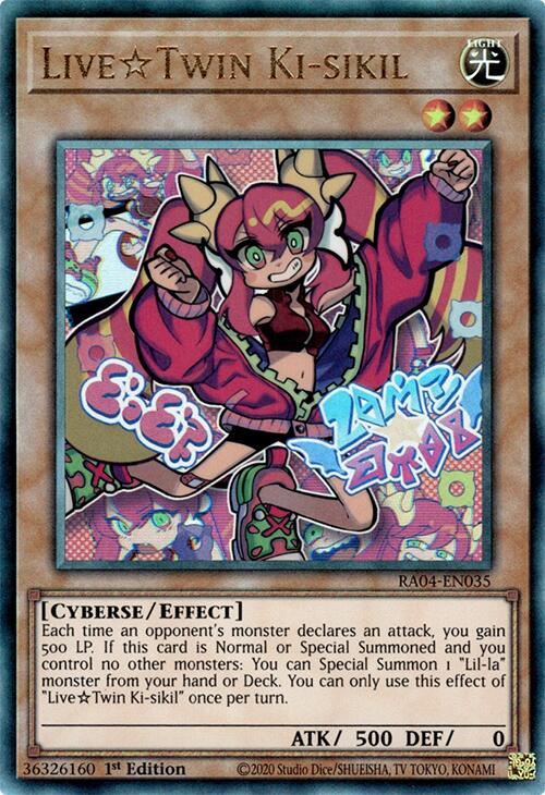 LiveTwin Ki-sikil [RA04-EN035] Prismatic Ultimate Rare | Mega City Incorporated