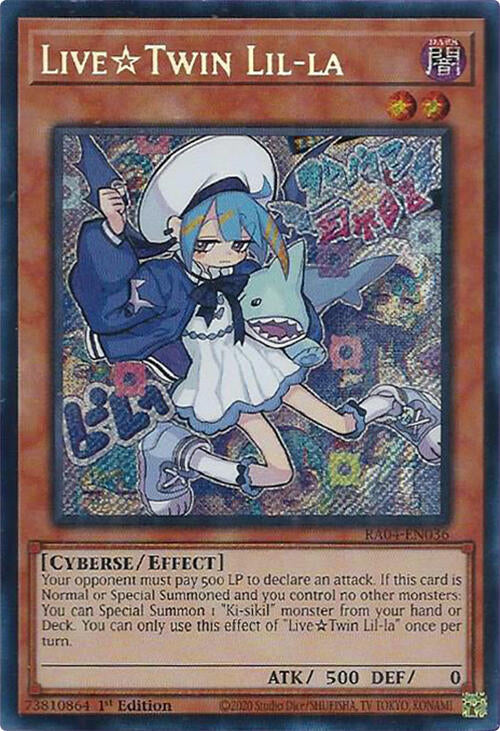 LiveTwin Lil-la [RA04-EN036] Secret Rare | Mega City Incorporated