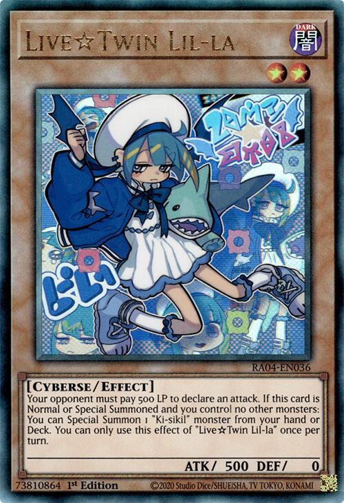 LiveTwin Lil-la [RA04-EN036] Prismatic Ultimate Rare | Mega City Incorporated