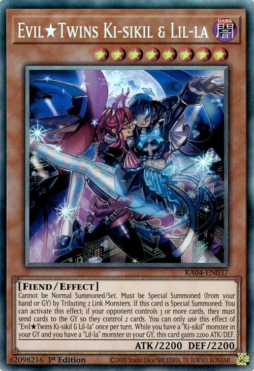 EvilTwins Ki-sikil & Lil-la [RA04-EN037] Prismatic Collector's Rare | Mega City Incorporated