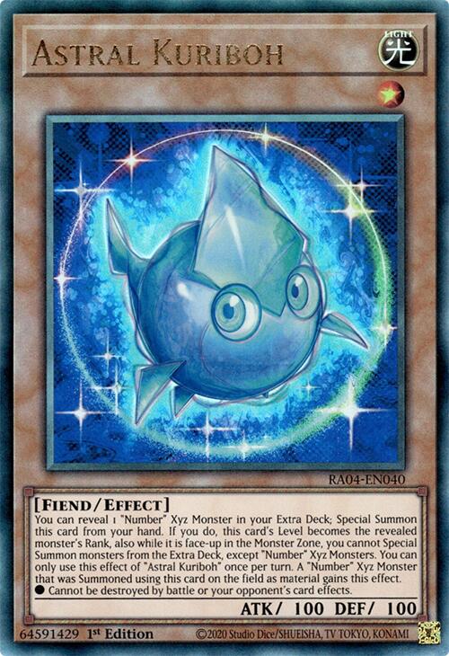 Astral Kuriboh [RA04-EN040] Prismatic Ultimate Rare | Mega City Incorporated