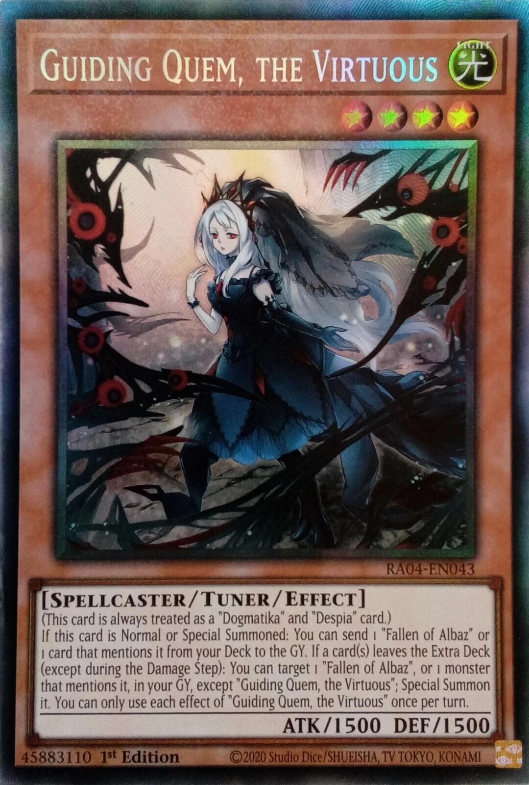 Guiding Quem, the Virtuous [RA04-EN043] Prismatic Collector's Rare | Mega City Incorporated