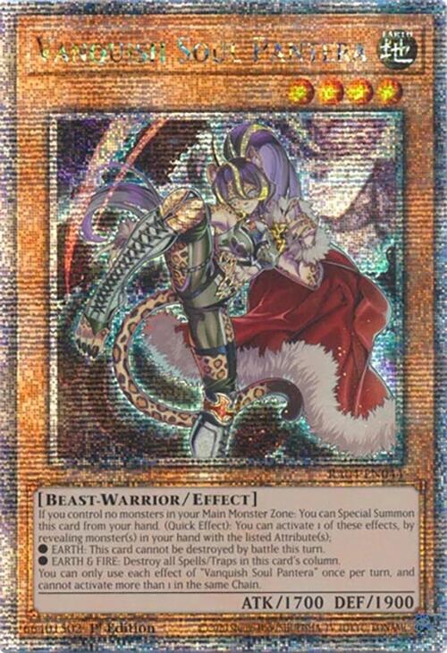 Vanquish Soul Pantera [RA04-EN044] Quarter Century Secret Rare | Mega City Incorporated