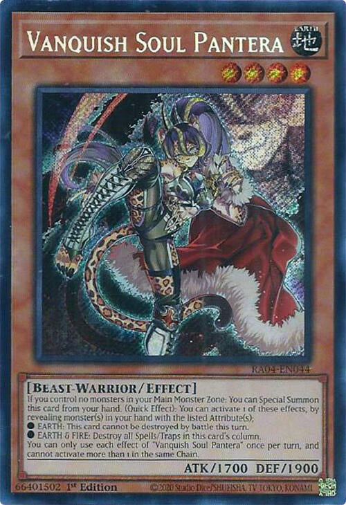 Vanquish Soul Pantera [RA04-EN044] Secret Rare | Mega City Incorporated
