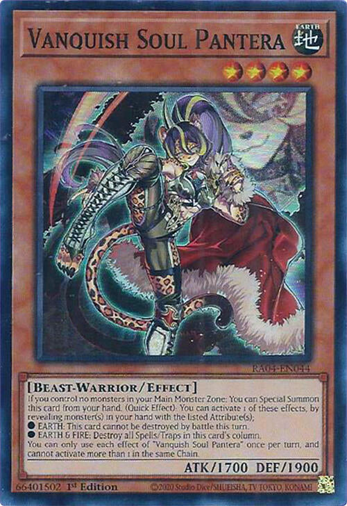 Vanquish Soul Pantera [RA04-EN044] Super Rare | Mega City Incorporated