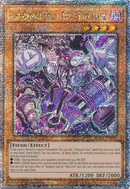 Vanquish Soul Dr. Mad Love [RA04-EN045] Quarter Century Secret Rare | Mega City Incorporated