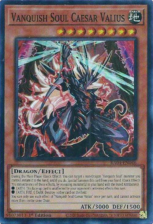 Vanquish Soul Caesar Valius [RA04-EN046] Super Rare | Mega City Incorporated