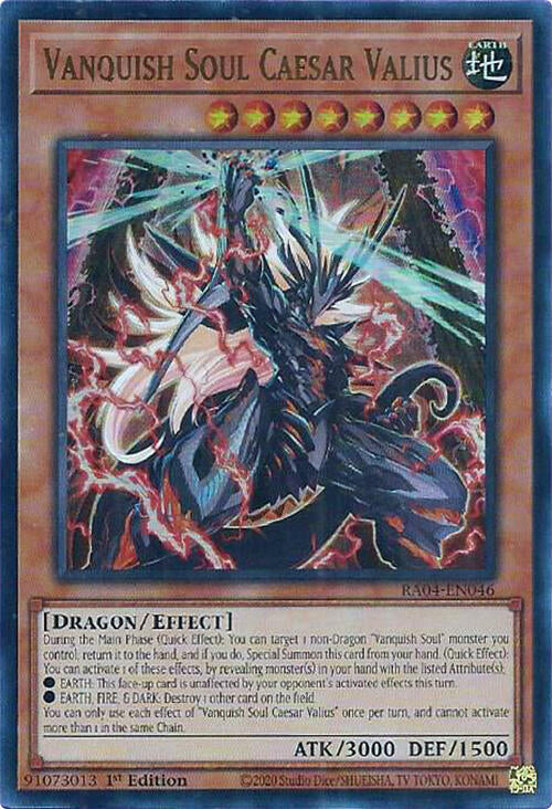 Vanquish Soul Caesar Valius [RA04-EN046] Ultra Rare | Mega City Incorporated