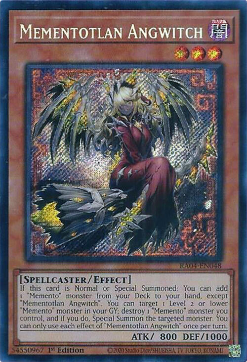Mementotlan Angwitch [RA04-EN048] Secret Rare | Mega City Incorporated