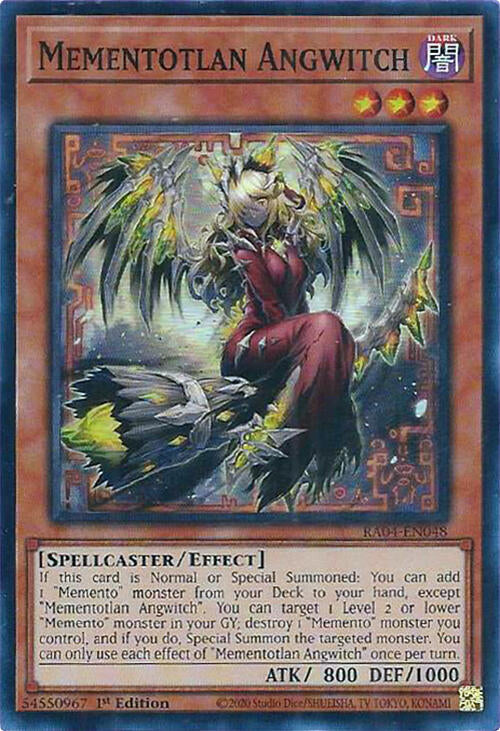 Mementotlan Angwitch [RA04-EN048] Super Rare | Mega City Incorporated