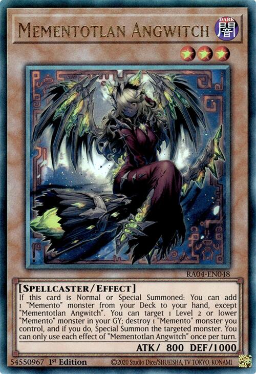 Mementotlan Angwitch [RA04-EN048] Prismatic Ultimate Rare | Mega City Incorporated
