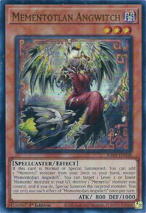 Mementotlan Angwitch [RA04-EN048] Ultra Rare | Mega City Incorporated