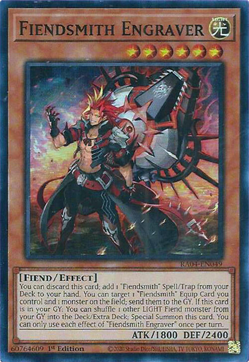 Fiendsmith Engraver [RA04-EN049] Super Rare | Mega City Incorporated