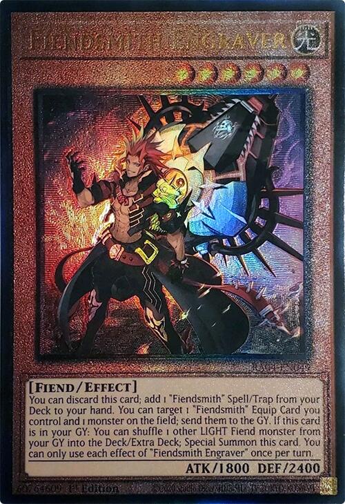 Fiendsmith Engraver [RA04-EN049] Prismatic Ultimate Rare | Mega City Incorporated