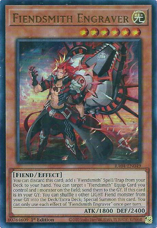 Fiendsmith Engraver [RA04-EN049] Ultra Rare | Mega City Incorporated