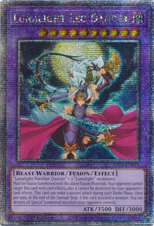 Lunalight Leo Dancer [RA04-EN053] Quarter Century Secret Rare | Mega City Incorporated