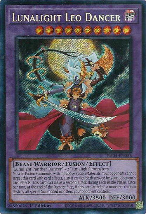 Lunalight Leo Dancer [RA04-EN053] Secret Rare | Mega City Incorporated