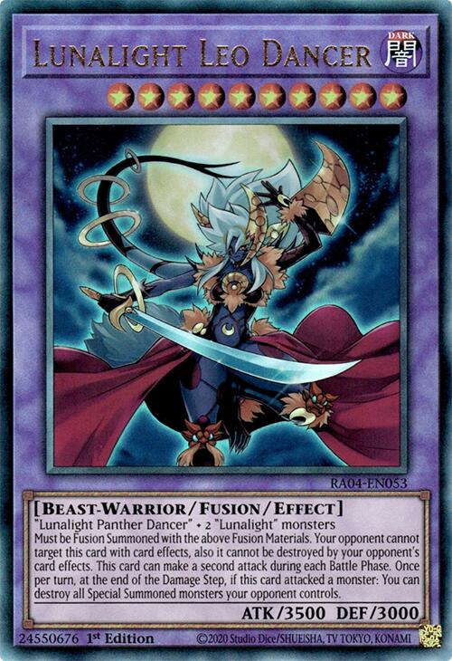 Lunalight Leo Dancer [RA04-EN053] Prismatic Ultimate Rare | Mega City Incorporated
