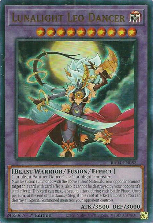 Lunalight Leo Dancer [RA04-EN053] Ultra Rare | Mega City Incorporated
