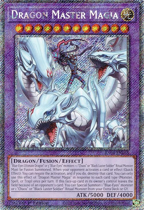 Dragon Master Magia [RA04-EN055] Platinum Secret Rare | Mega City Incorporated