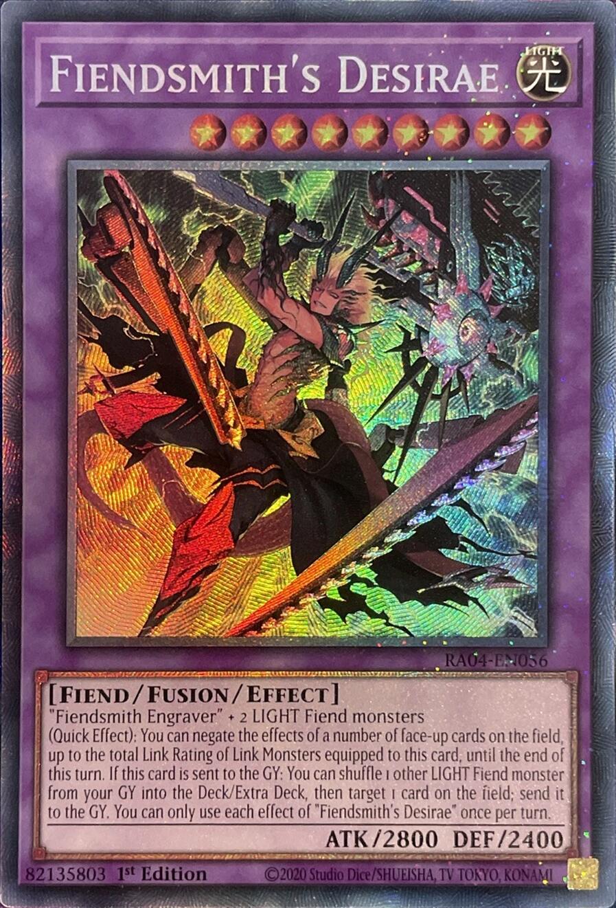 Fiendsmith's Desirae [RA04-EN056] Prismatic Collector's Rare | Mega City Incorporated