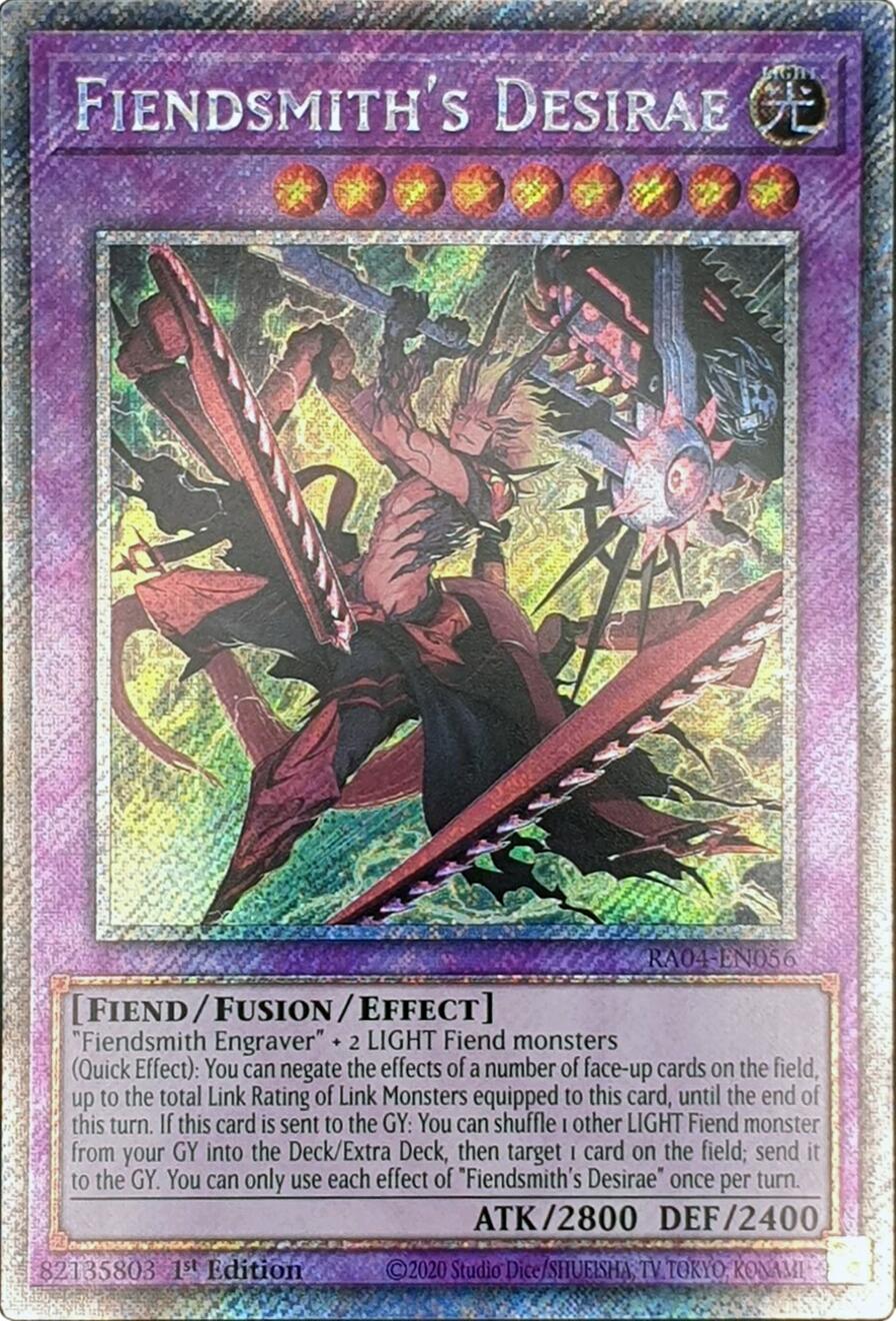Fiendsmith's Desirae [RA04-EN056] Platinum Secret Rare | Mega City Incorporated
