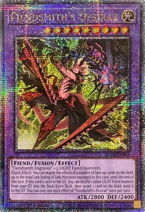 Fiendsmith's Desirae [RA04-EN056] Quarter Century Secret Rare | Mega City Incorporated