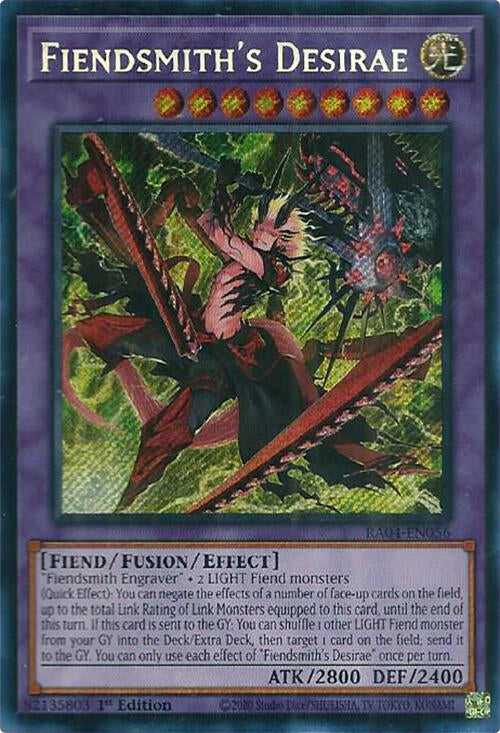 Fiendsmith's Desirae [RA04-EN056] Secret Rare | Mega City Incorporated