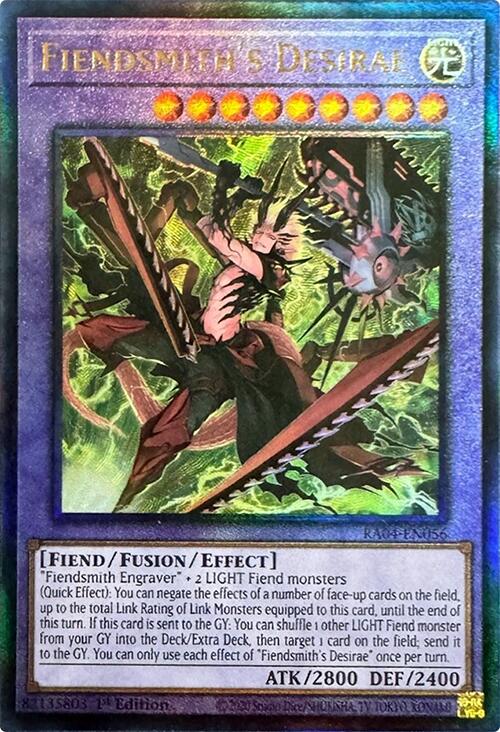 Fiendsmith's Desirae [RA04-EN056] Prismatic Ultimate Rare | Mega City Incorporated