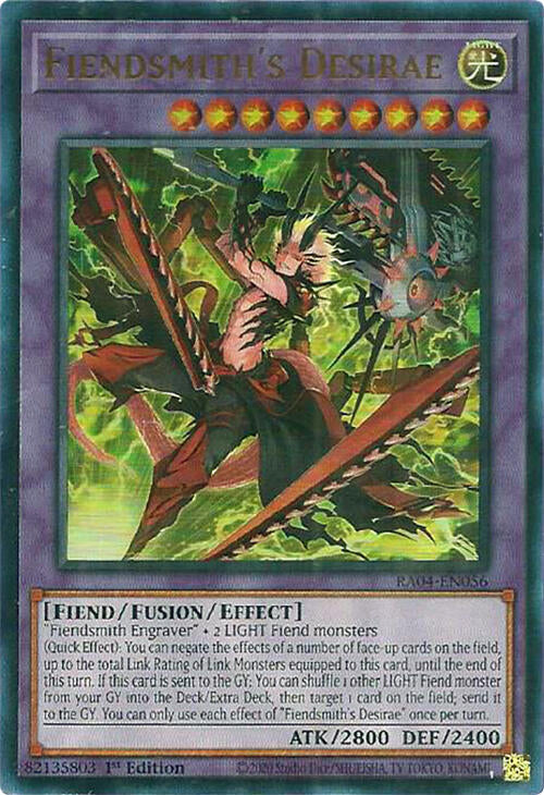 Fiendsmith's Desirae [RA04-EN056] Ultra Rare | Mega City Incorporated
