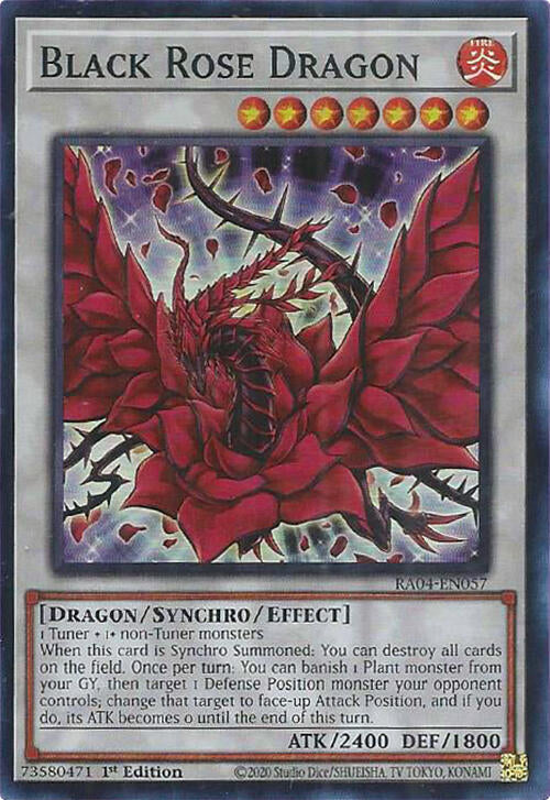 Black Rose Dragon [RA04-EN057] Super Rare | Mega City Incorporated
