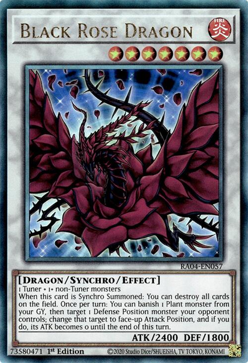 Black Rose Dragon [RA04-EN057] Prismatic Ultimate Rare | Mega City Incorporated