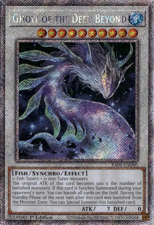 Ghoti of the Deep Beyond [RA04-EN060] Platinum Secret Rare | Mega City Incorporated