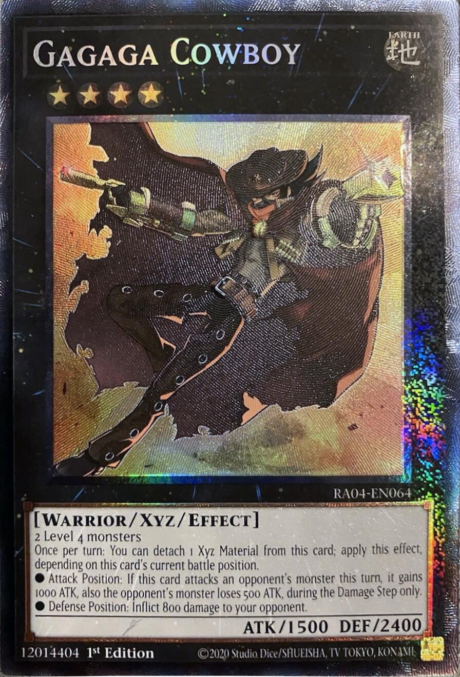 Gagaga Cowboy [RA04-EN064] Prismatic Collector's Rare | Mega City Incorporated