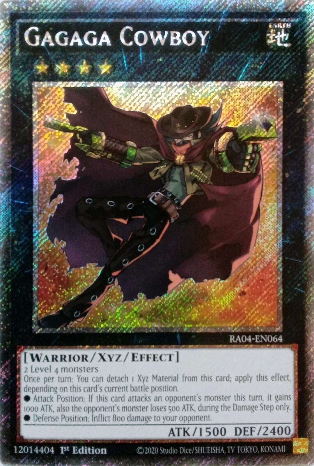 Gagaga Cowboy [RA04-EN064] Platinum Secret Rare | Mega City Incorporated