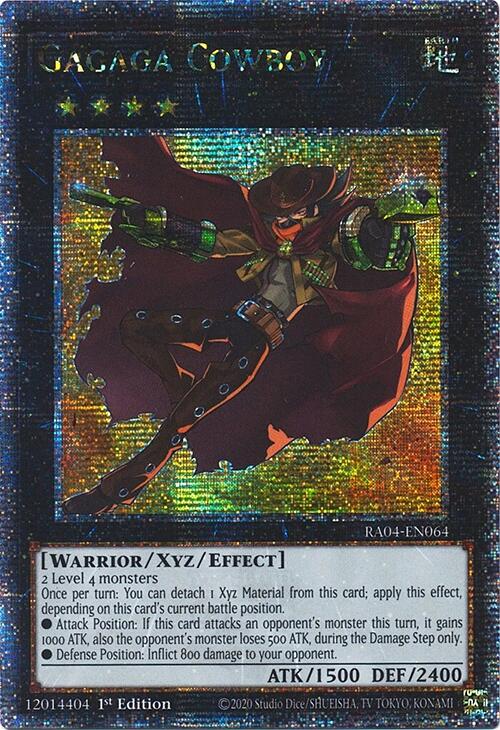 Gagaga Cowboy [RA04-EN064] Quarter Century Secret Rare | Mega City Incorporated