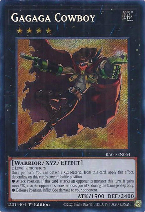 Gagaga Cowboy [RA04-EN064] Secret Rare | Mega City Incorporated