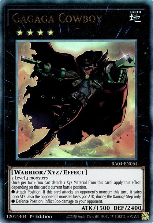 Gagaga Cowboy [RA04-EN064] Prismatic Ultimate Rare | Mega City Incorporated