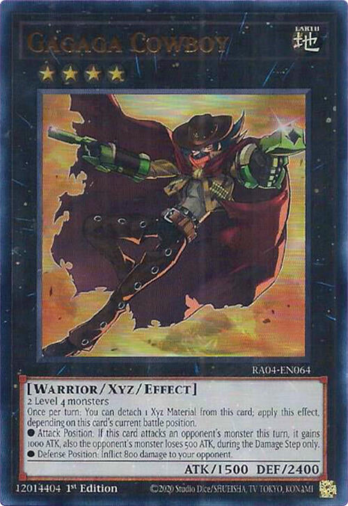 Gagaga Cowboy [RA04-EN064] Ultra Rare | Mega City Incorporated