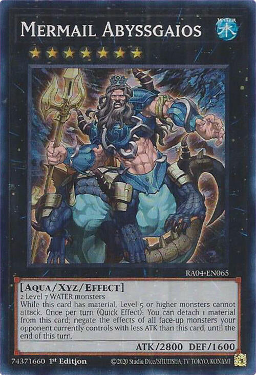 Mermail Abyssgaios [RA04-EN065] Super Rare | Mega City Incorporated