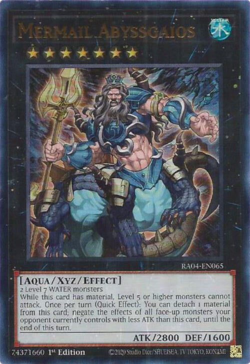 Mermail Abyssgaios [RA04-EN065] Ultra Rare | Mega City Incorporated