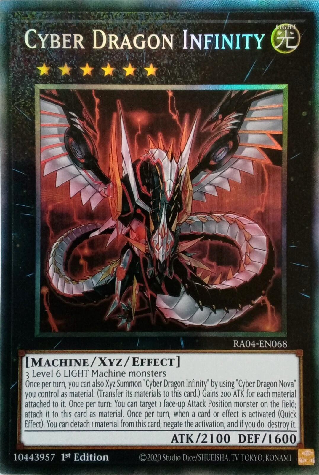 Cyber Dragon Infinity [RA04-EN068] Prismatic Collector's Rare | Mega City Incorporated