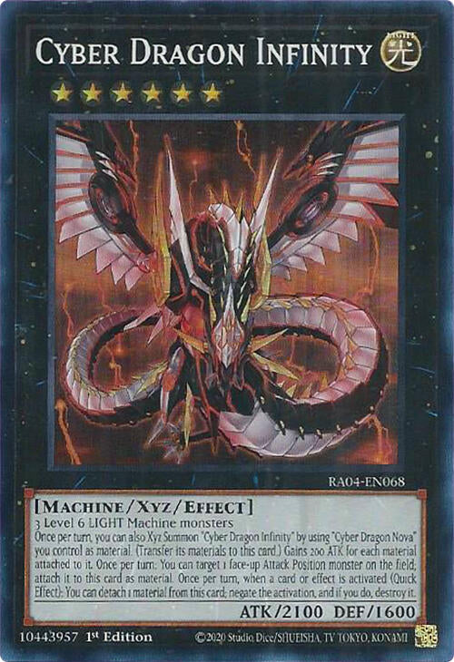 Cyber Dragon Infinity [RA04-EN068] Super Rare | Mega City Incorporated