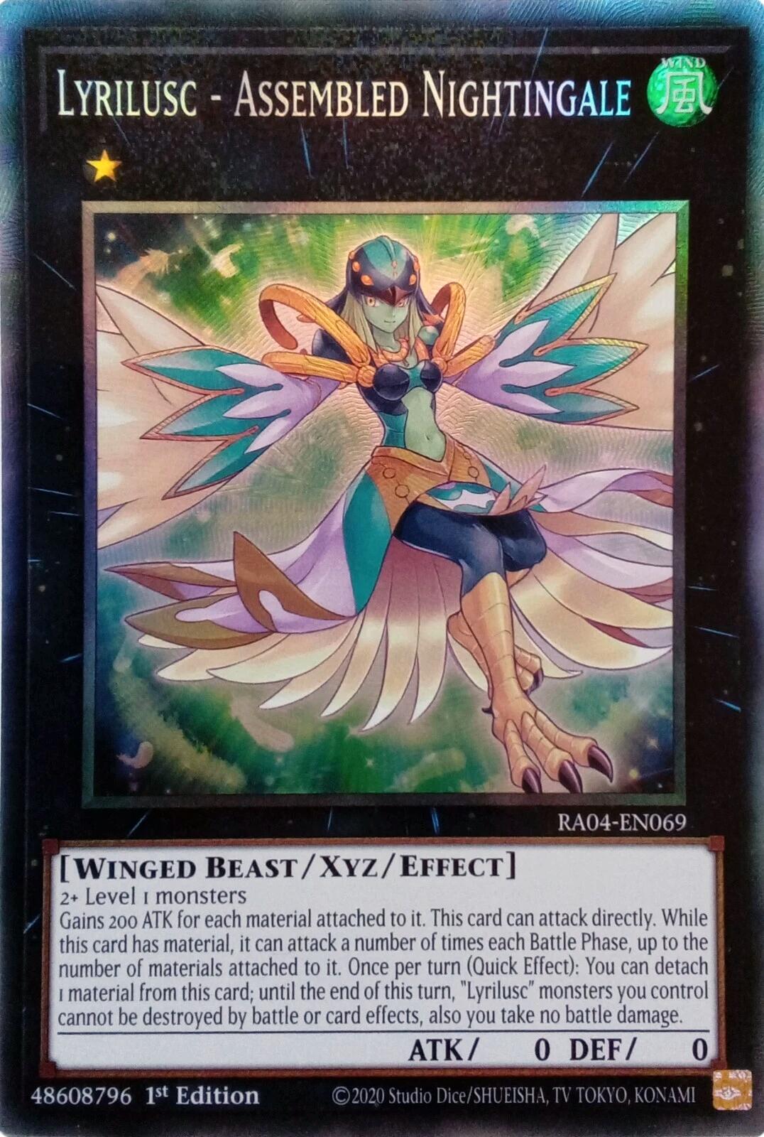 Lyrilusc - Assembled Nightingale [RA04-EN069] Prismatic Collector's Rare | Mega City Incorporated