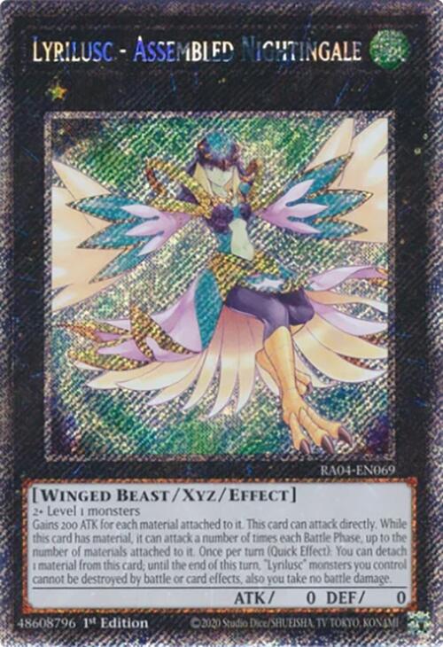 Lyrilusc - Assembled Nightingale [RA04-EN069] Platinum Secret Rare | Mega City Incorporated