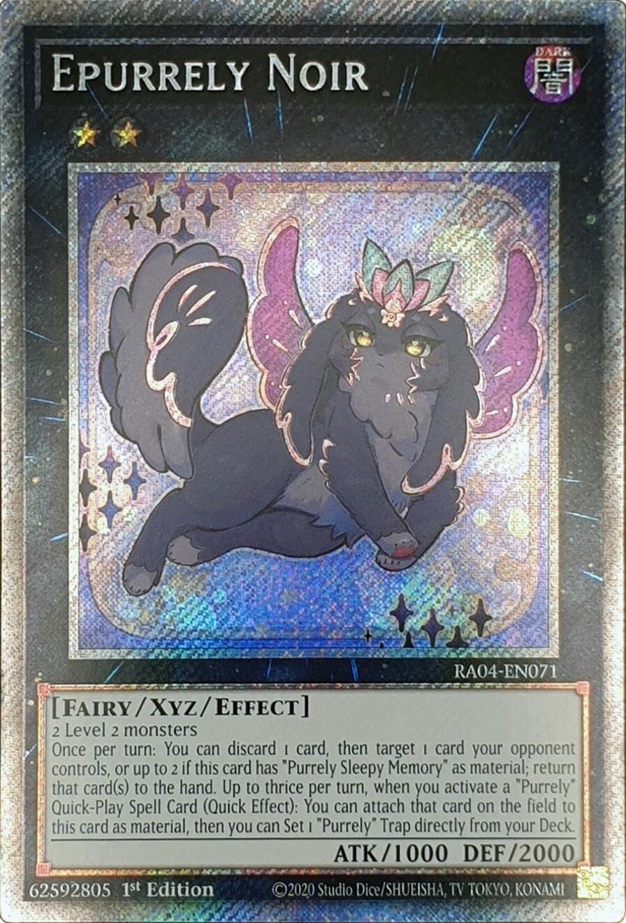 Epurrely Noir [RA04-EN071] Platinum Secret Rare | Mega City Incorporated